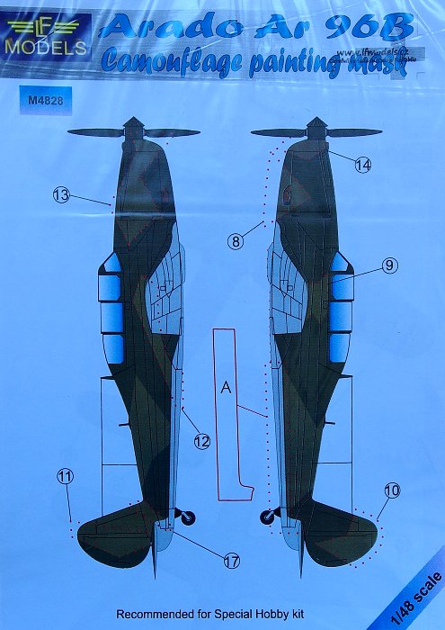 1/48 Mask Arado Ar 96B (SP.HOBBY)