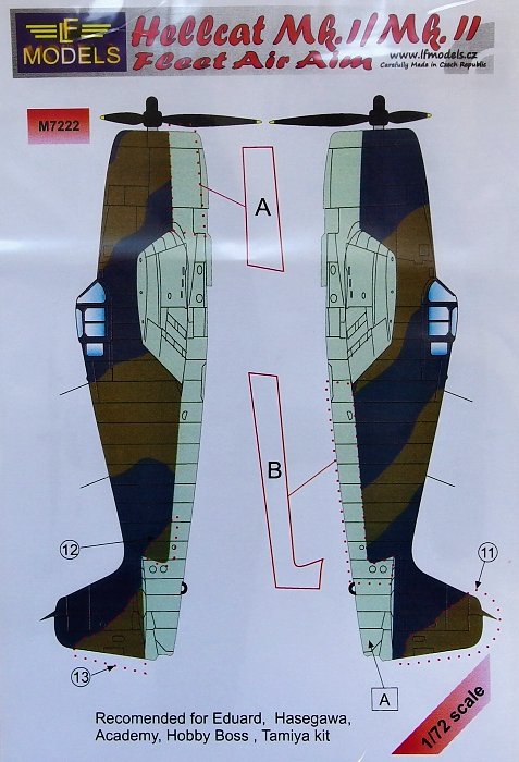 1/72 Mask Hellcat Mk.I/Mk.II Fleet Air Aim (EDU)