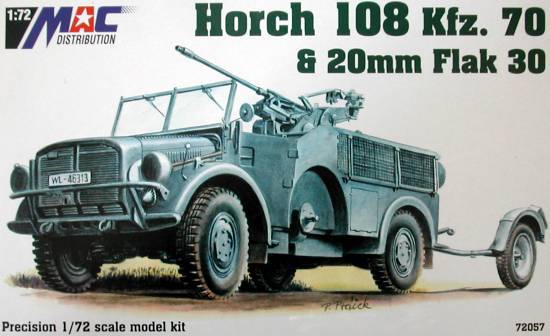 1/72 Horch 108 Kfz.70 & 20mm Flak 30