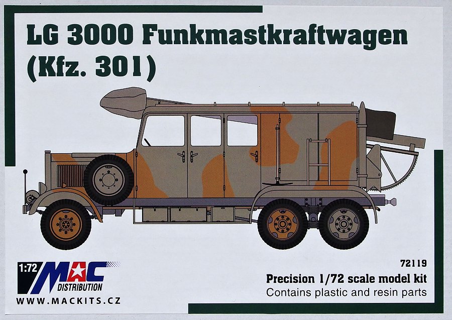 1/72 LG 3000 Funkmastkraftwagen (Kfz.301)