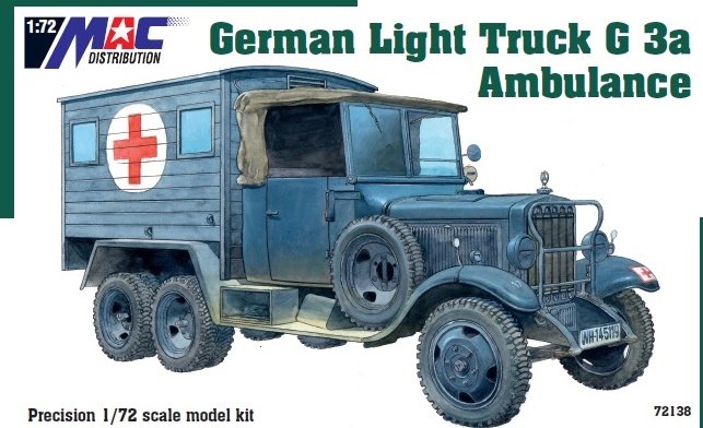 1/72 German Light Truck G 3a Ambulance 