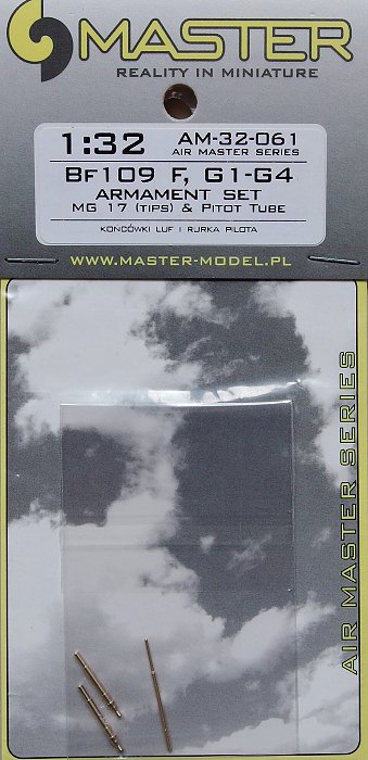 1/32 Bf 109 F,G1-G4 armament (MG 17 tips) & pitot