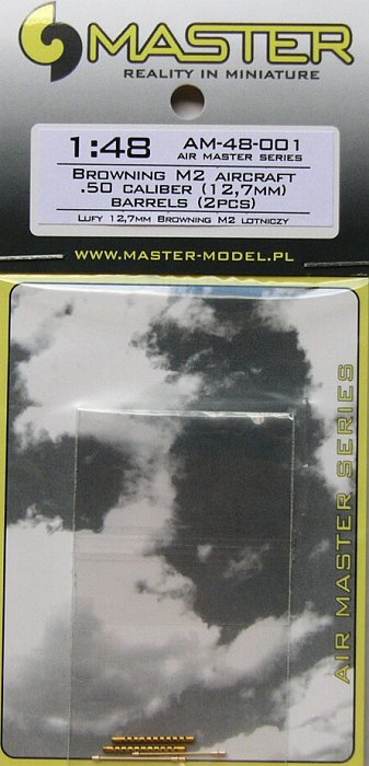 1/48 Browning M2 aircraft .50 caliber barrels 2pcs