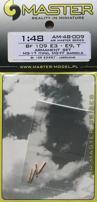 1/48 Bf 109 E3-E9/T armament set