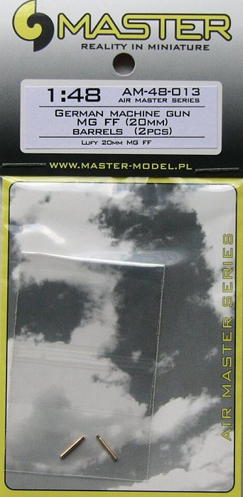 1/48 German MG FF (20mm) barrels  (2pcs)