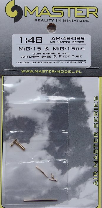 1/48 MiG-15/15bis gun barrels, antenna base, pitot