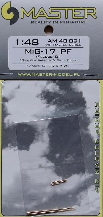 1/48 MiG-17PF (Fresco D) 23mm gun barrels & pitots