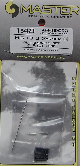 1/48 MiG-19S Farmer C - Gun barrels & pitot tube