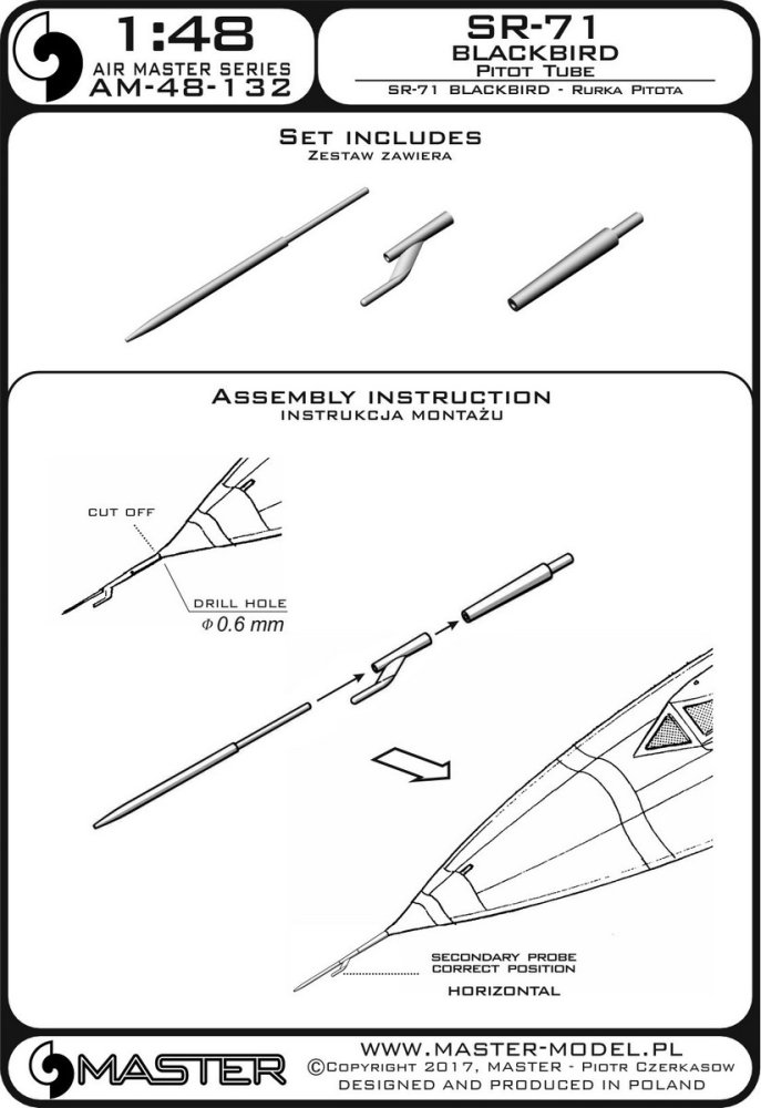 1/48 SR-71 Blackbird - Pitot tube