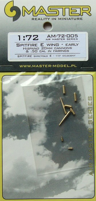 1/72 S.Spitfire E wing early Hispano 20mm & .50cal