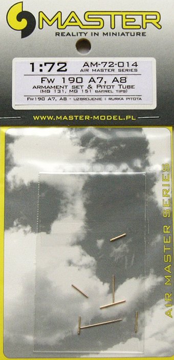 1/72 Fw 190 A7, A8 armament set & Pitot Tube