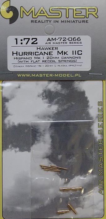 1/72 H.Hurricane Mk IIC Hispano Mk.I 20mm (flat)