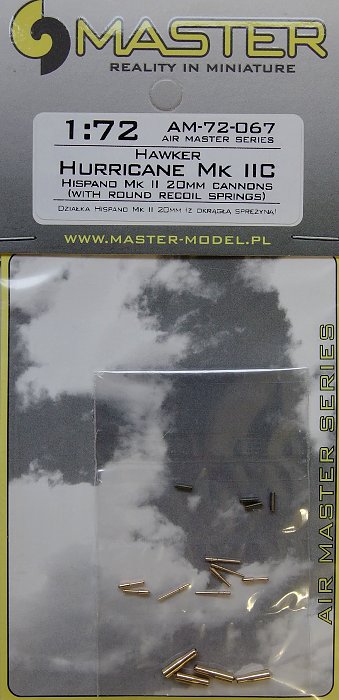 1/72 H.Hurricane Mk IIC Hispano Mk.II 20mm (round)