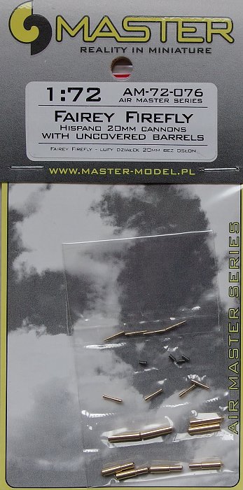 1/72 Fairey Firefly Hispano 20mm can.(uncovered)
