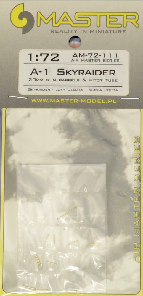 1/72 A-1 Skyraider 20mm cannon barrels&pitot tube