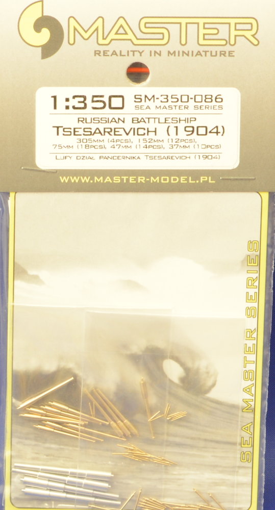 1/350 TSESAREVICH 1904 Armament set (58 pcs.)