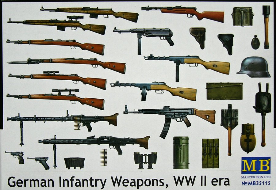 1/35 German Infantry Weapons (WWII era)