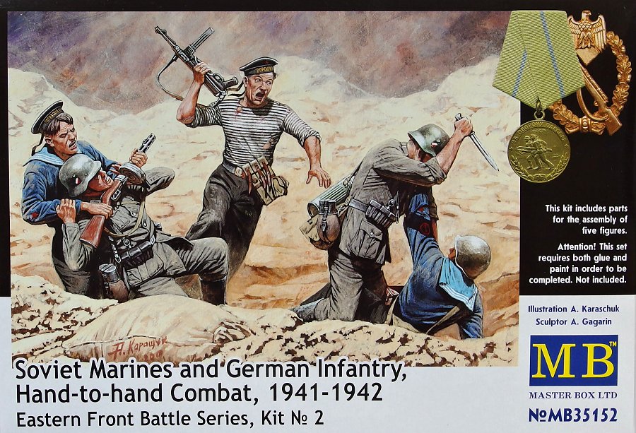 1/35 Soviet&Germ.Infantry, Combat 1941-42 (5 fig.)
