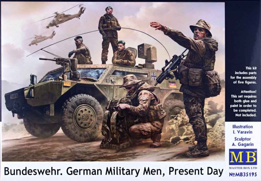 1/35 Bundeswehr Military Men, Present Day (5 fig.)