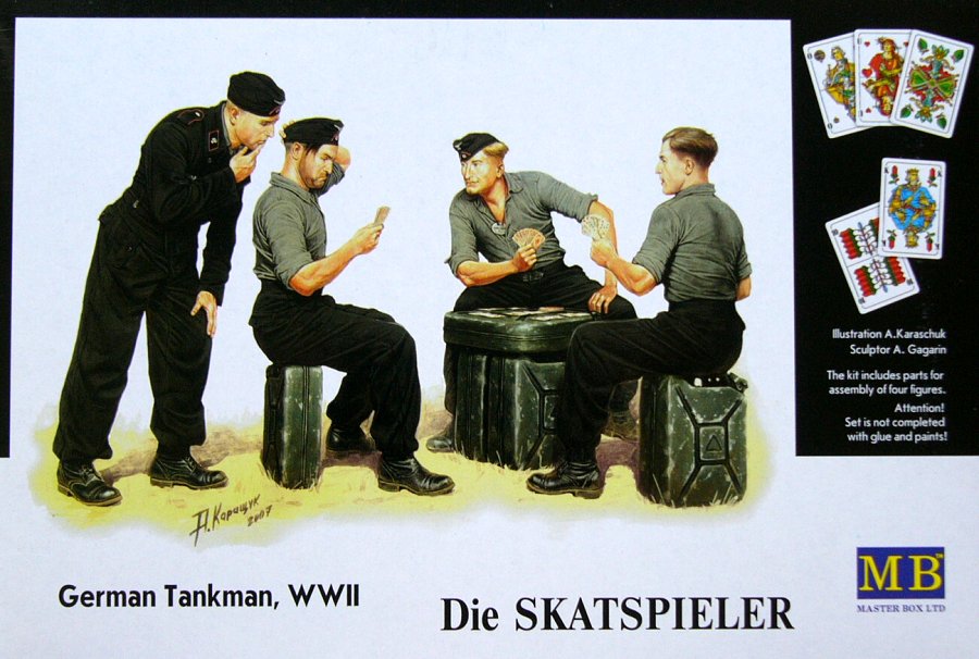 1/35 Skatspieler (German Tankman, WWII)
