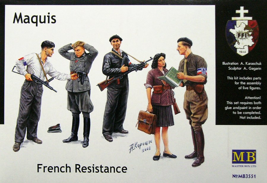1/35 French Resistance (5 fig.)