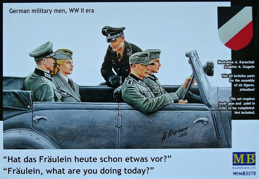 1/35 German military men, WWII era (6 fig.)
