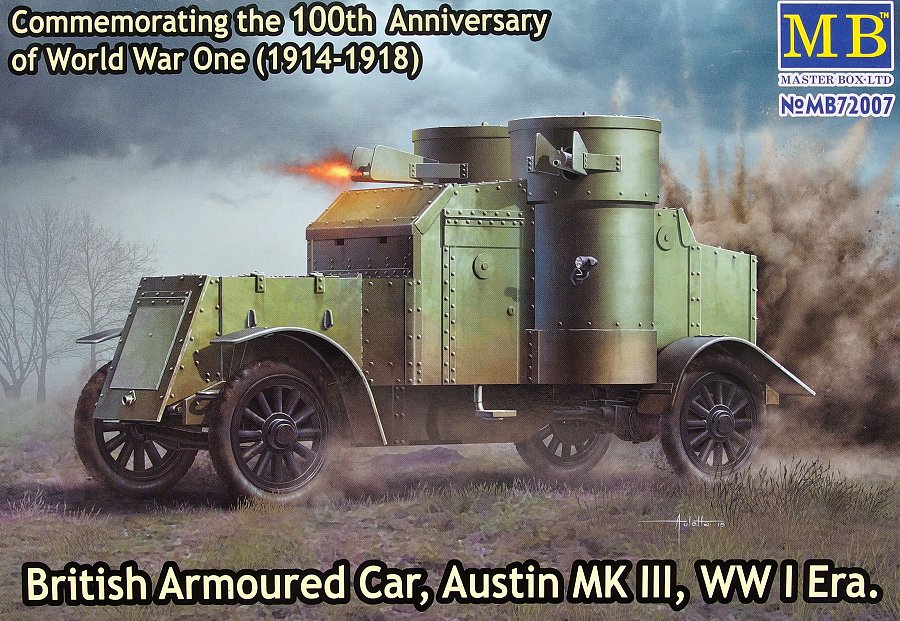 1/72 Austin MK III British Armoured Car WWI