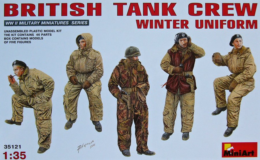 1/35 British Tank Crew - Winter Uniform (5 fig.)