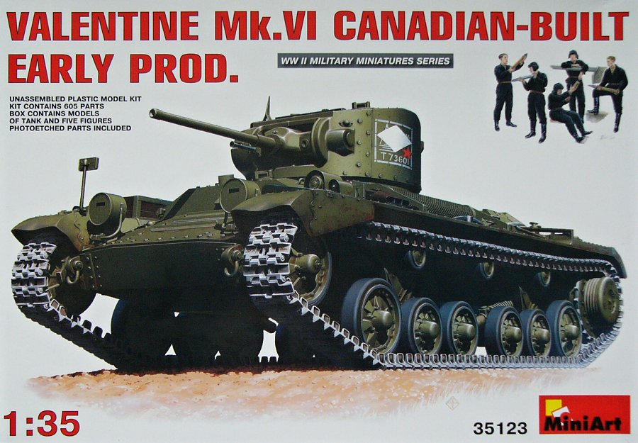 1/35 VALENTINE Mk.VI Canadian Built (Early Prod.)