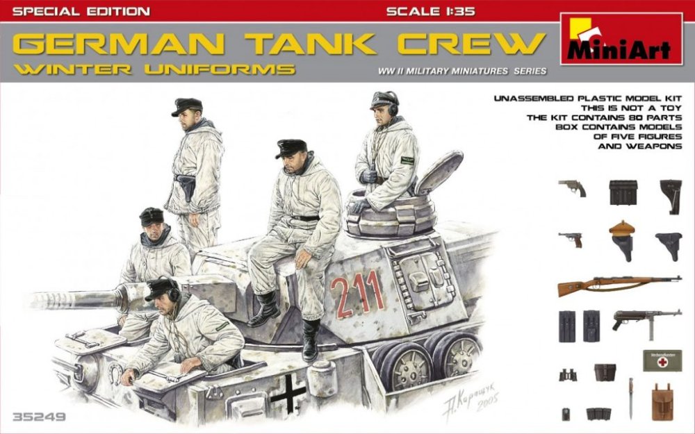 1/35 German Tank Crew Winter Uniforms (Spec.Edit.)