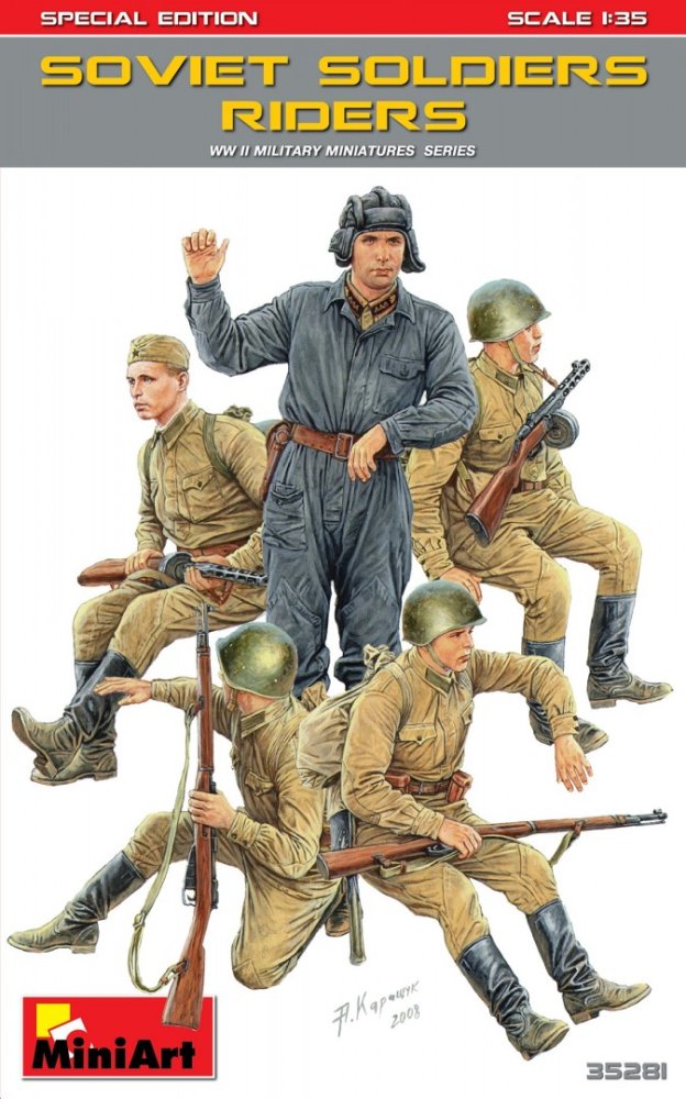 1/35 Soviet Soldiers Riders (Special Edition)