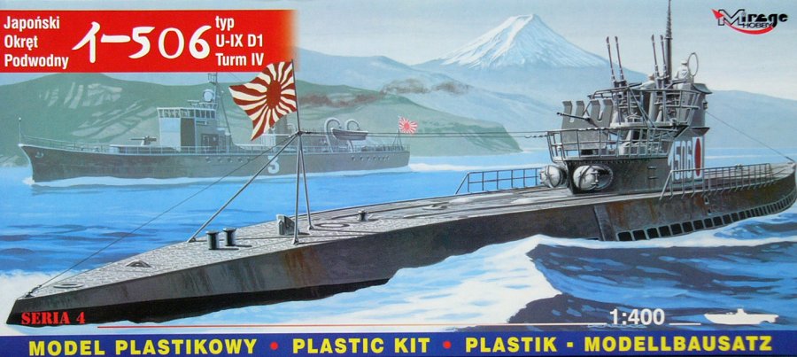 MODELIMEX Online Shop | 1/400 U-BOOT I-506 - IX D1 JAPANESE SUBMARINE |  your favourite model shop