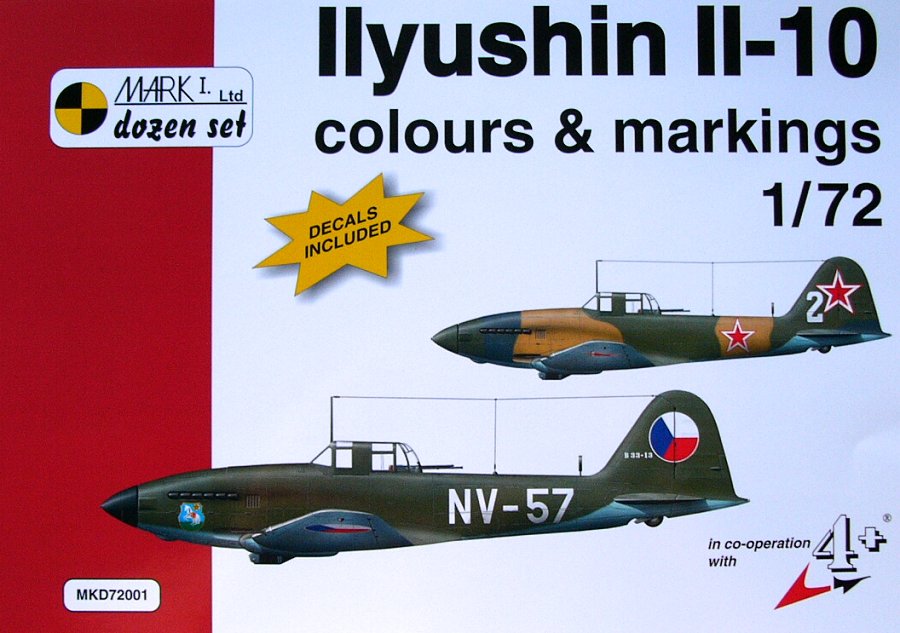 Publ. IL-10 colours&markings (incl. decals 1/72)