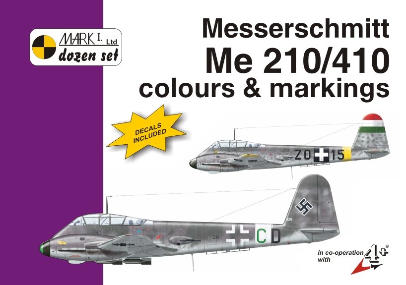 Publ. Messerschmitt Me 210/410 C&M (1/72 decals)