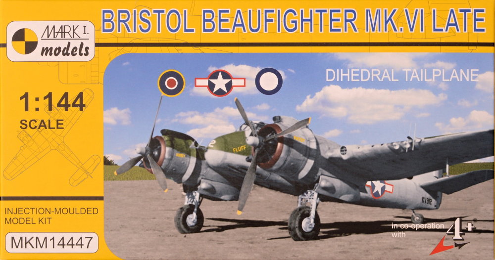 1/144 Bristol Beaufighter Mk.VI Late (4x camo)