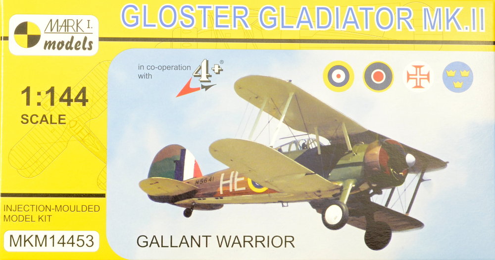 1/144 Gloster Gladiator Mk.II (RAF,Portug.,Swed.)