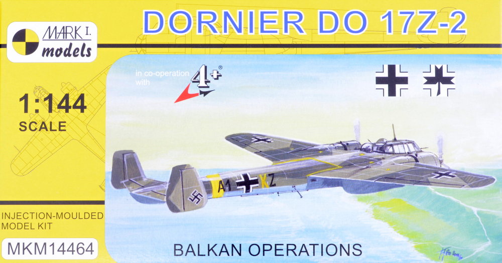 1/144 Dornier Do 17Z-2 Balkan Operations (4x camo)
