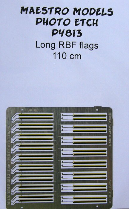 1/48 Long RBF flags 110cm (PE set)