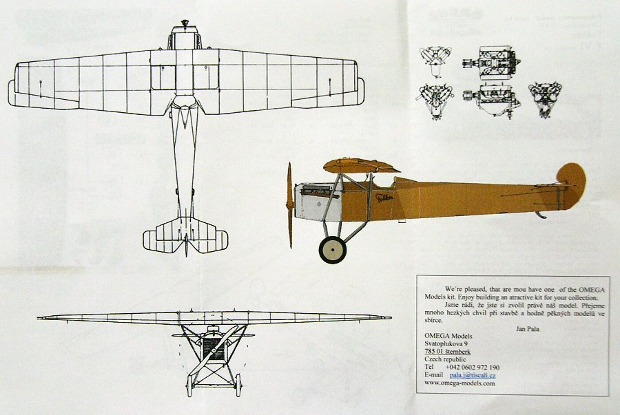 MODELIMEX Online Shop 1/72 Fokker F.VI (Pw5 prototype) your