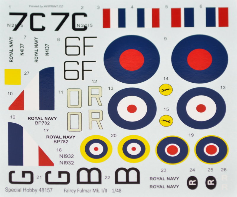 Maquette SPECIAL HOBBY 48157 – Fairey Fulmar Mk.I/II 1/48 Avion Militaire