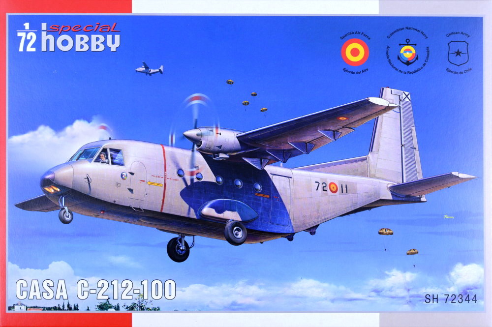 1/72 CASA C-212-100 (Spain,Columbia, Chile)