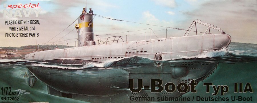 1/72 U-boot typ IIA (re-edition)
