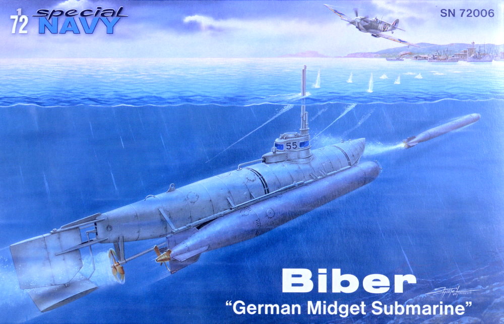 1/72 Biber 'German Midget Submarine' (5x camo)