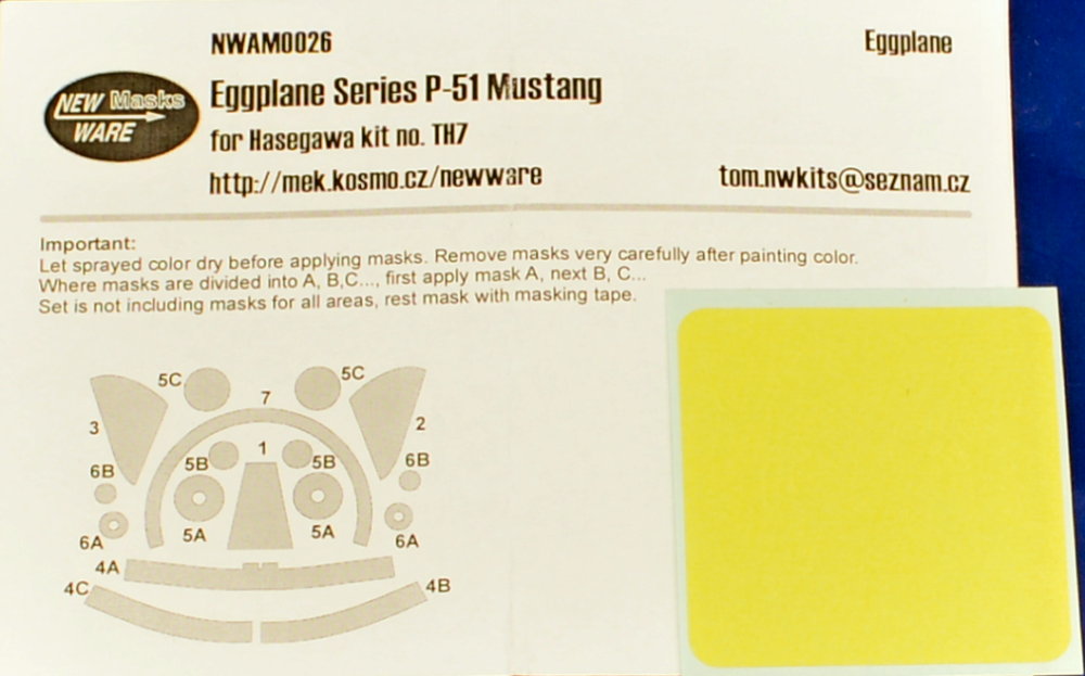 Egglplane Series - Mask P-51 Mustang (HAS - TH7)