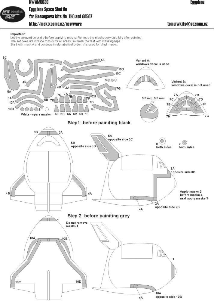 Eggplane Space Shuttle (HAS - TH6, 60507)