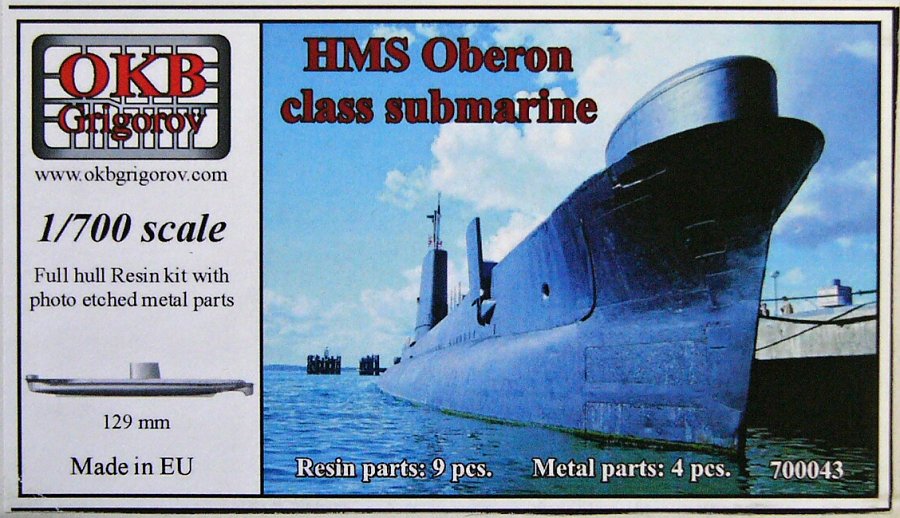 MODELIMEX Online Shop 1/700 HMS Oberon class submarine your