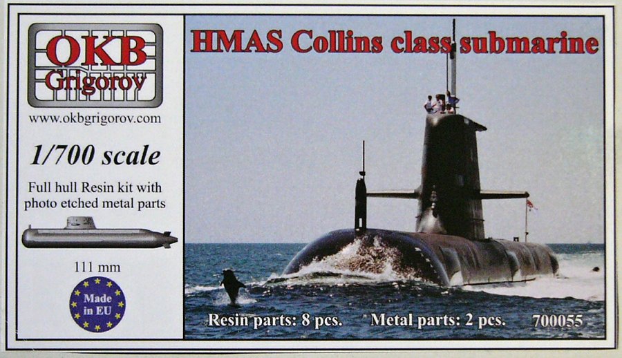 MODELIMEX Online Shop 1/700 HMAS Collins class submarine your