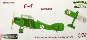 1/72 Martinsyde F-4 Buzzard Metallpack (Lithuania)