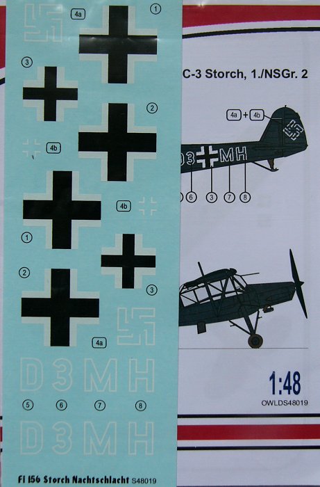 1/48 Fiesler Fi 156 C-3 Storch 1./NSGr.2