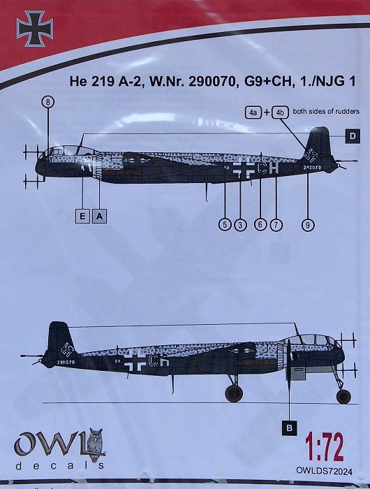 Motor City Classics 1:72 He 219 Uhu – Diecast Luftwaffe, I./NJG 1, Manfred Meurer